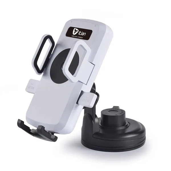 qi car charger white 2