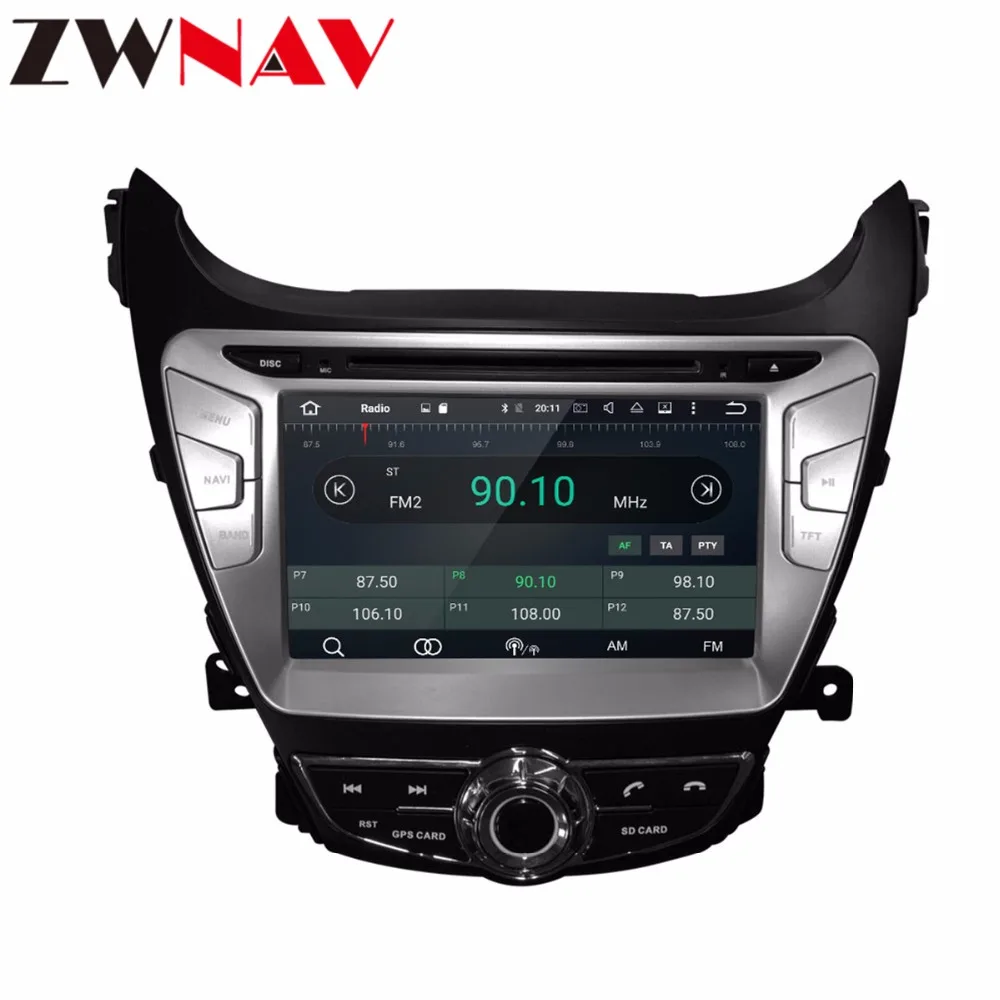 Sale DSP Android 9.1 Car GPS Navigation DVD Player head unit For Hyundai Elantra (MD) 2011 2012 2013 Avante(MD) car Auto Radio stereo 5