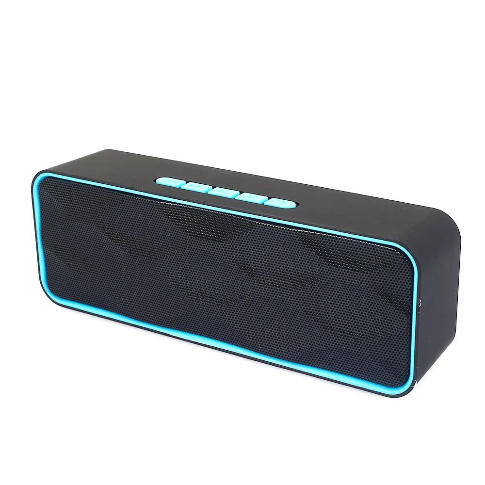 Новый портативный Bluetooth динамик беспроводной 4 2 двойной бас стерео s с FM радио
