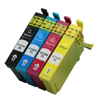 

Replacement T0731N T734N T073N 73N T1051 T1054 E-731N Ink Cartridges For Stylus TX209 TX213 TX220 TX400 TX409 TX410