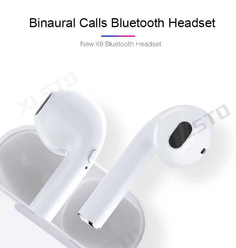 New X8  FX8 air pods TWS Wireless mini Bluetooth 5.0 Earbuds Wireless Headsets headphones earphone ear pods For Andorid iPhone (1)