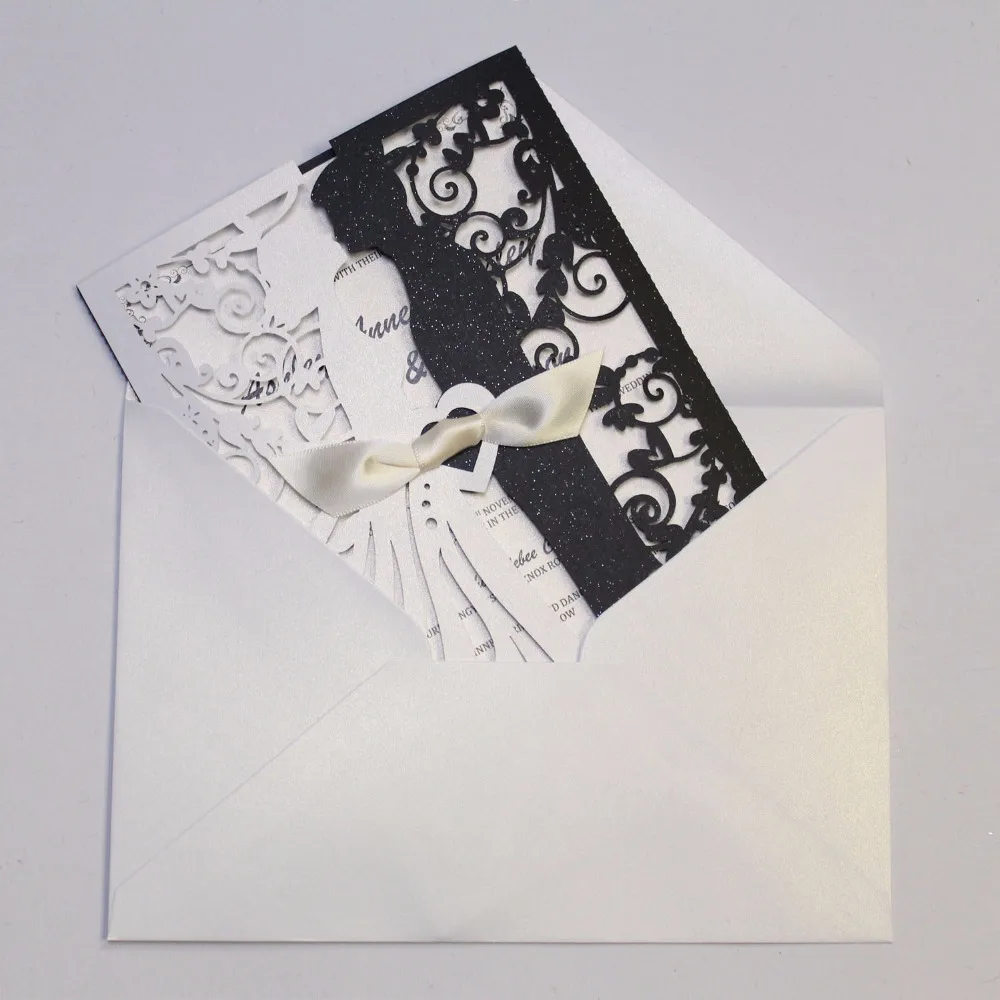 Laser Cut Wedding Invitations With Envelopes