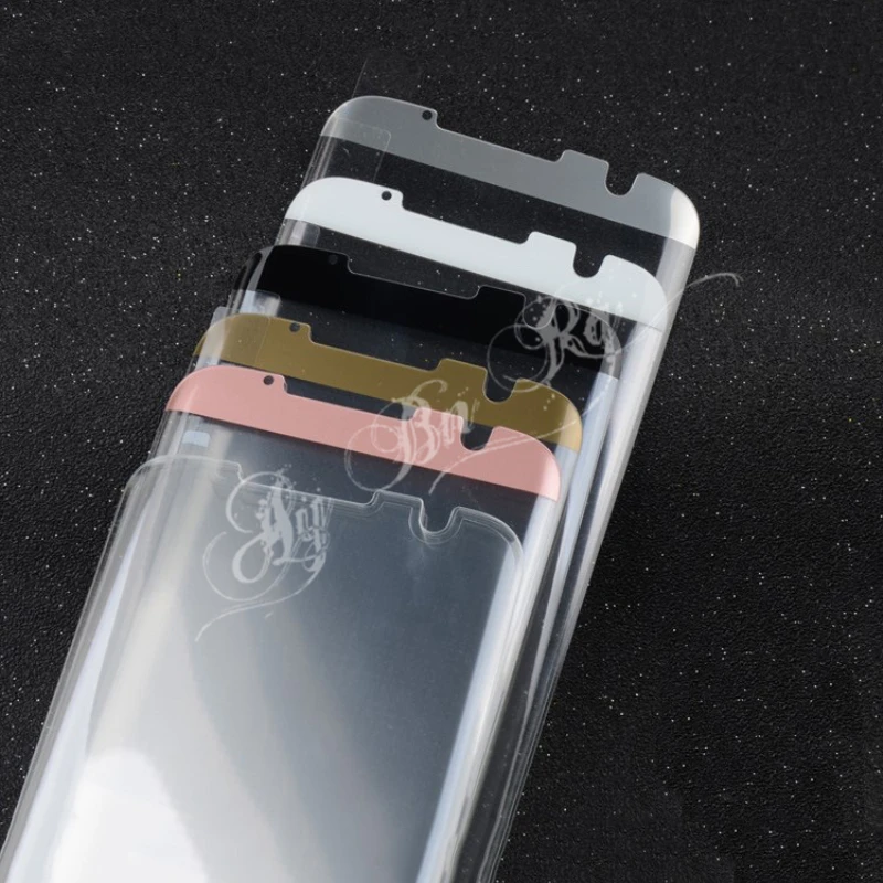 3D полное покрытие закаленное стекло протектор экрана для samsung Galaxy S7 Edge S6 розовое золото черный темно-синий прозрачный
