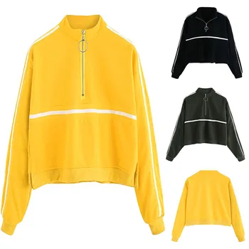 

women jacket Casual Womens Long Sleeve Sweatshirt Jumper Pullover 2018 NEW Casual Women Casual Lady Long Sweatshirts outerwear