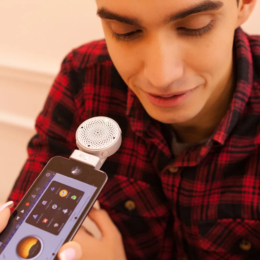 3D стерео микрофон для телефона iOS 9 до 12 устройств iPhone iPod Запись караоке