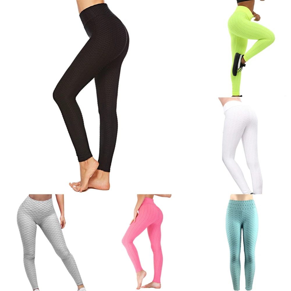★ S-XXL Йога Брюки 6 цветов Женщины Sexy Антицеллюлитные Компрессионные Леггинсы Slim Fit Butt Lift Эл ★
