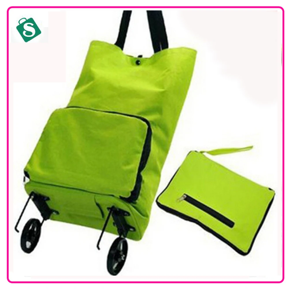 Solid color new 2016 fashion Korean style portable folding supermarket
