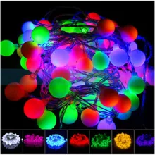10 м 100 шаров, Рождественское украшение, сказочные гирлянды, светодиодные гирлянды Luci Di Natale Guirnaldas De Luces Decoracion Navidad