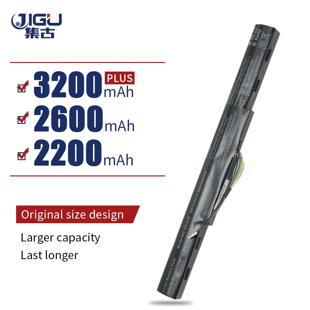 Аккумуляторная батарея JIGU AS16A5K AS16A7K для ноутбуков ACER Aspire E 15 E5 476G 53KY E5-575 E5-575G |