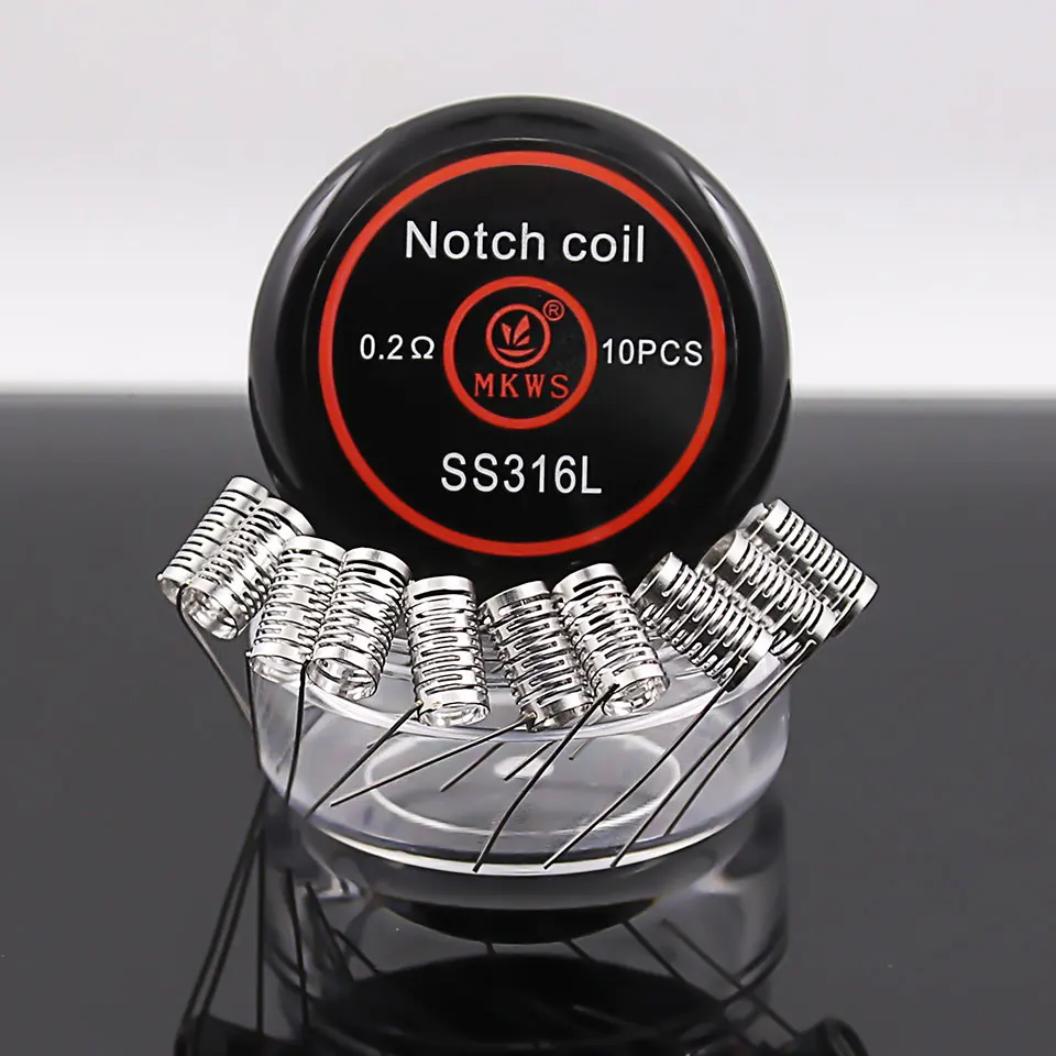 Notch coil ss316l