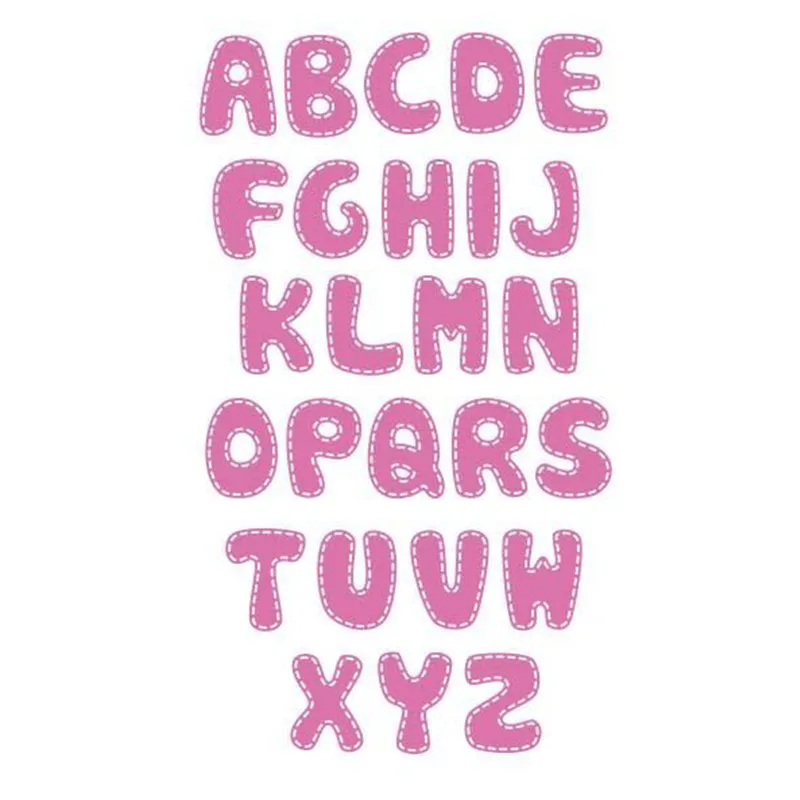 

Dies Scrapbooking 26PCS Capital Letters Metal Cutting Dies New 2018 Craft Stamp Die Cut Embossing Card Making Stencils Frame