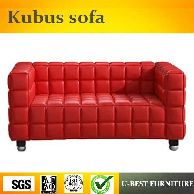 U Best Living Room Modern Leather Josef Hoffman Kubus Sofa With 2 U Best Living Room Modern Leather Josef Hoffman Kubus Sofa With 2 Seater Design