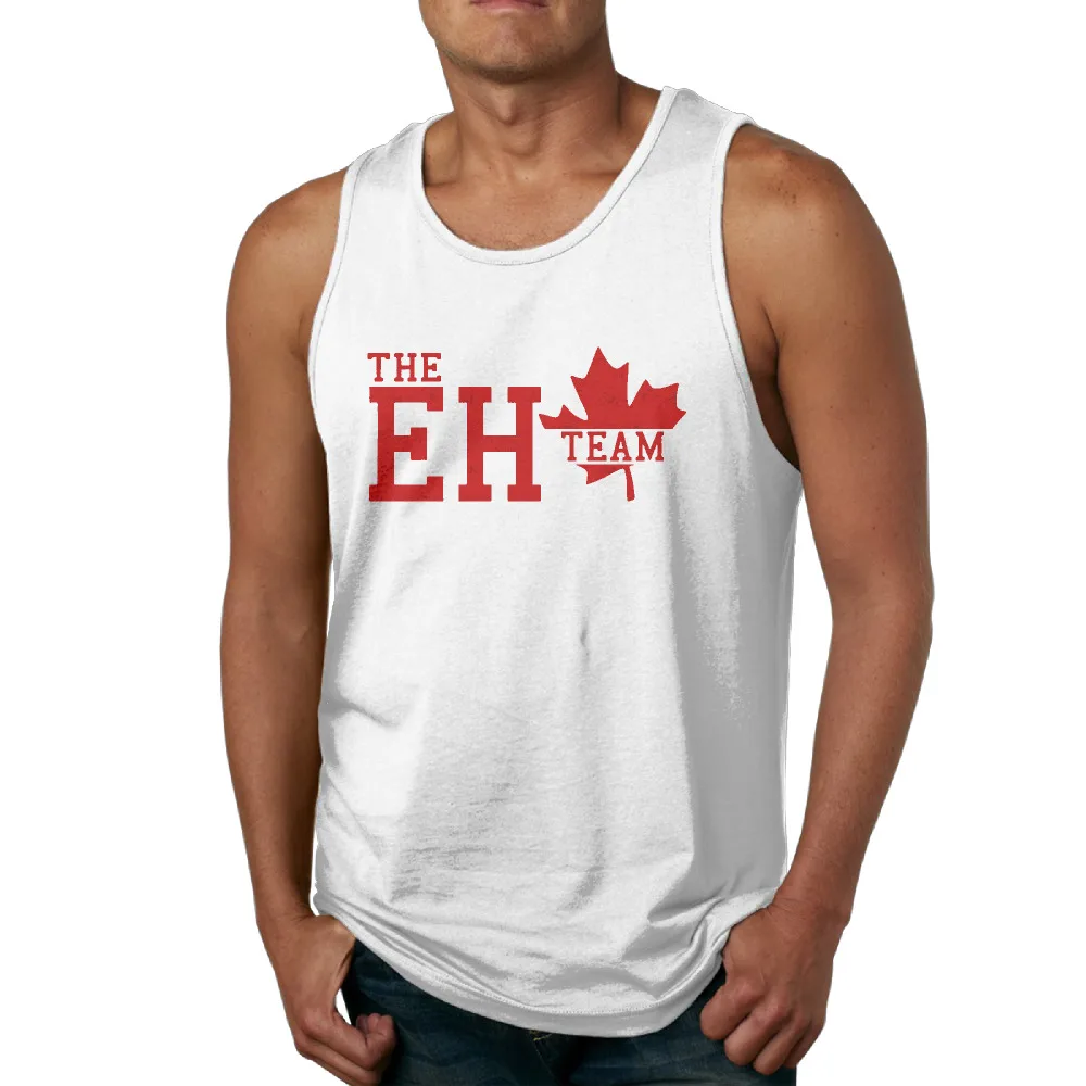 AGARY&EASY Trendy Men Tops Canada On the Eh Team Man Tank Tops hipster
