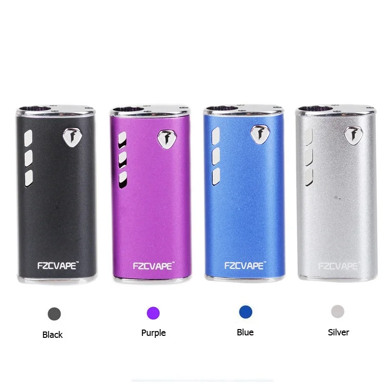 

FZCVAPE Foxhunter Vaporizer Vape Box Mod Preheat Variable Voltage E Cigarette Mod With 650mAh Battery Electronic Cigarette Mods