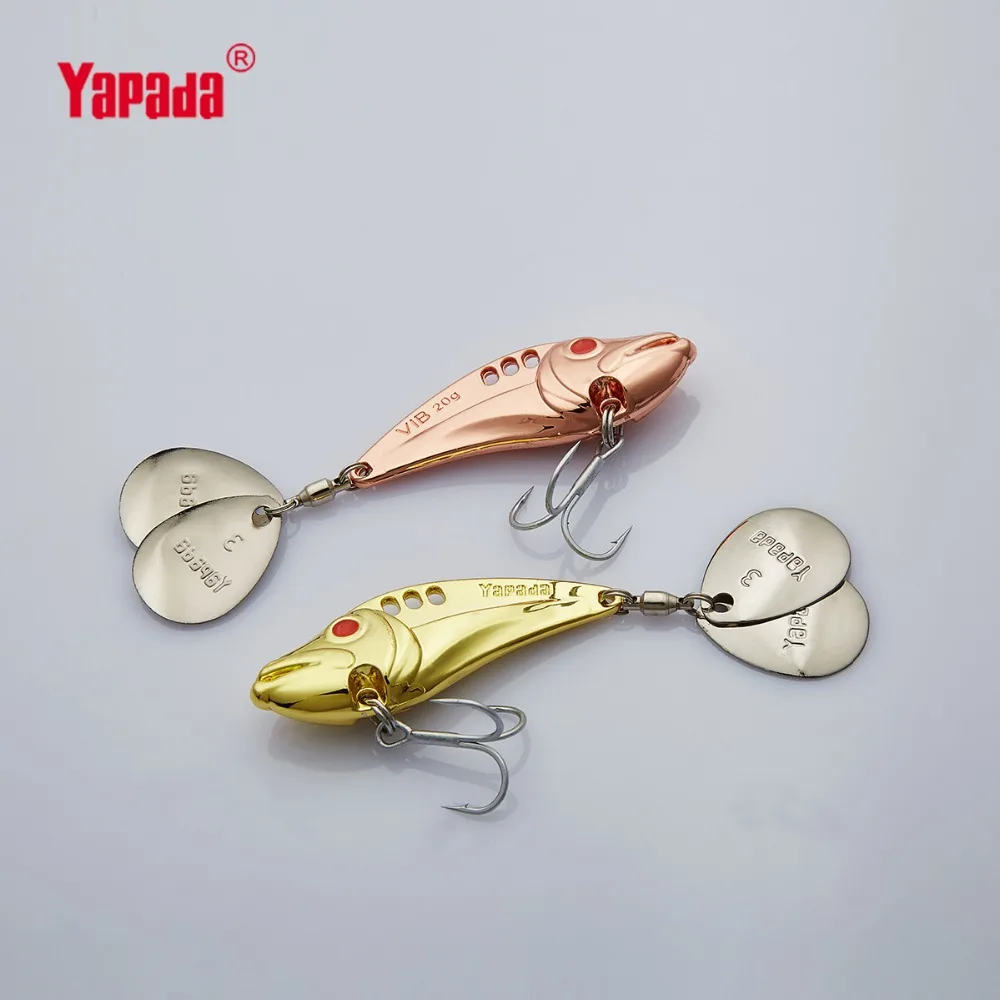YAPADA VIB 306 привидение 10 г/15 г/20 г/25 г тройной крючок + вращающиеся блестки 43 мм/49 мм/53