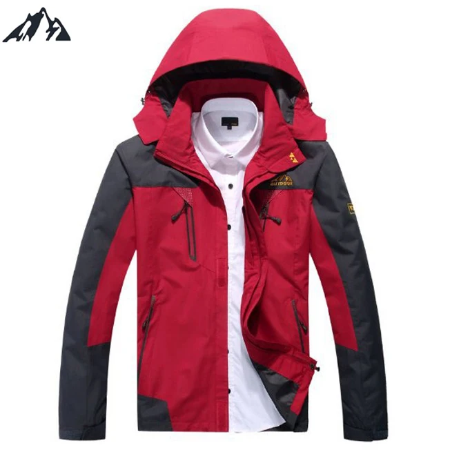 2016 Men's Softshell 8XL Plus Size Camping & Hiking Man Jackets Ski