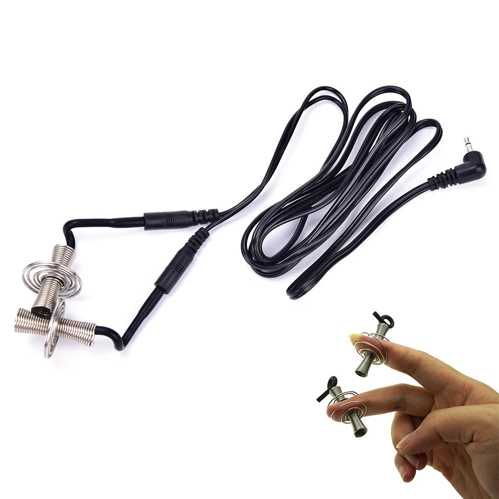 

Exotic Accessories 2Pcs Electric Shocking Nipple Clamps Electric Stimulation Powerful Steel Wire Spiral Breast Clip