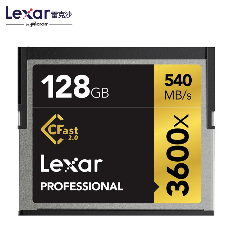 

Original Lexar Genuine CFast2.0 card, 128G 3600X 540M/S camera, high-speed camera card