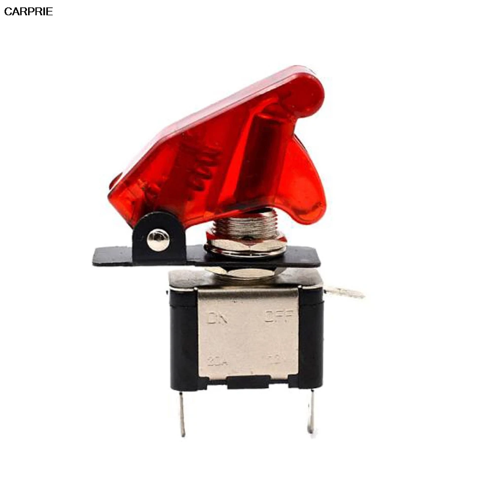 1PC 12V 20A auto toggle switches LED Rocker Toggle Racing Switch SPST