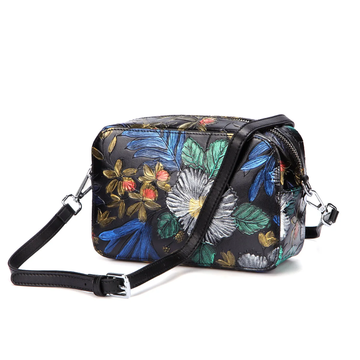 Женская сумка мессенджер из высококачественной натуральной воловьей кожи в