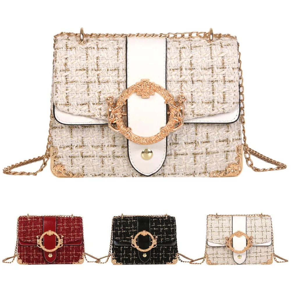 

Women's Ladies Fashion Simple Leisure Chian Single Shoulder Messenger Bags Adjustable shoulder strap,lar 0506