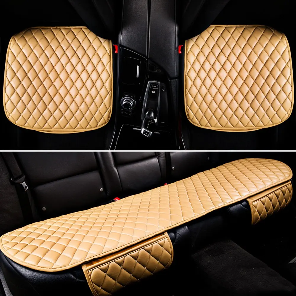 

Car Seat Cushion Three-piece Vehicle Mat Four seasons general car single seat car seat covers,