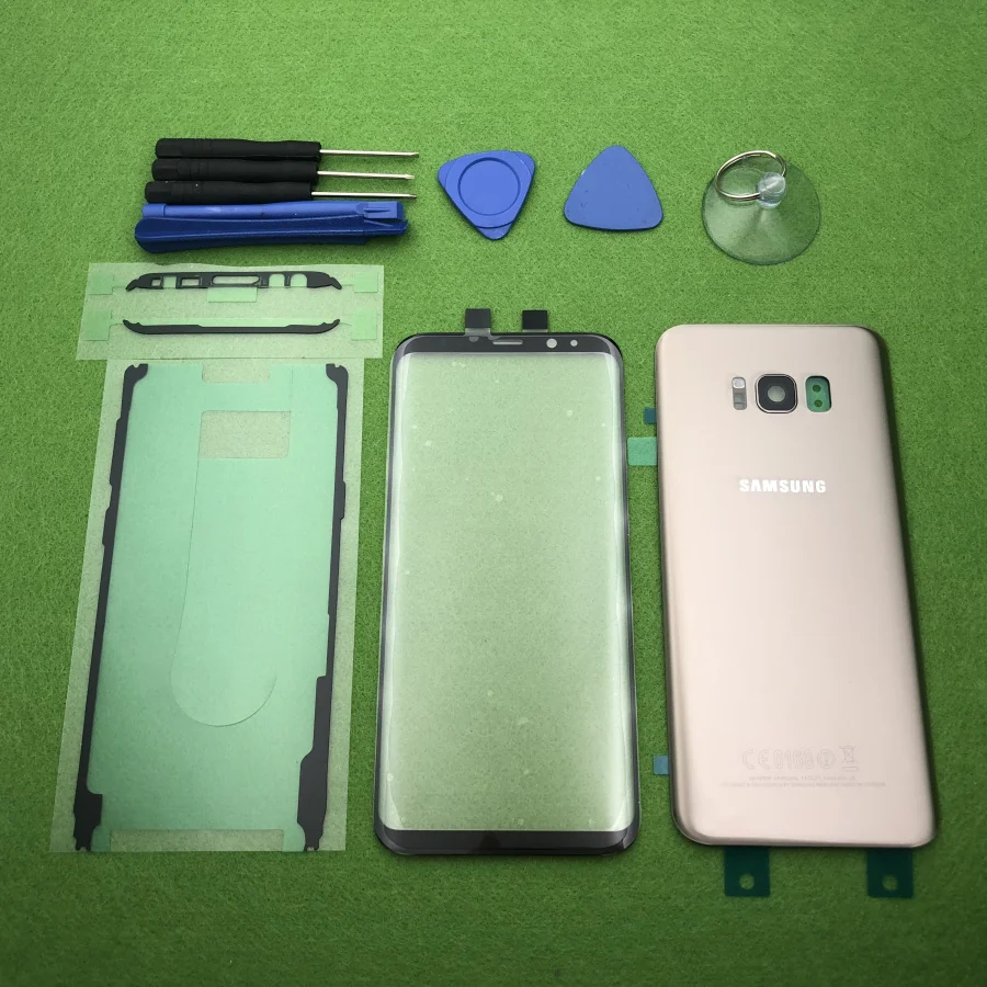 Оригинальный стеклянный объектив для переднего экрана S8 + Samsung Galaxy Plus G955 SM G955F