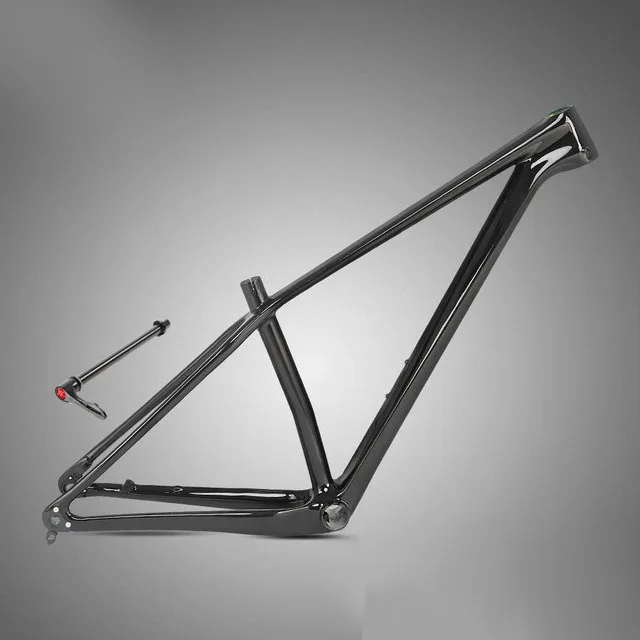 Perfect MTB M5 Full Black Carbon Frame 27.5 29er XC Lever Bike Frame Gloss Matte Hidden Disc Brake Mounting Seat Cable Routing Internal 0