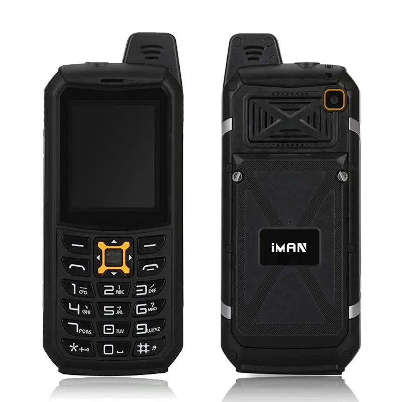 

iMAN S2 Waterproof Dust proof Shockproof Mobile Phone IP68 Quad Band 64M+64M 2MP Flashlight Power bank Cellphone