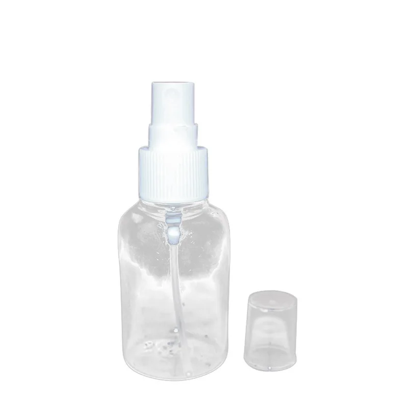 

10cmx3.7cm Plastic Transparent Small Empty Spray Bottle Travel Lotion Spray Makeup Storage Organizers Moisturizing Small Box New