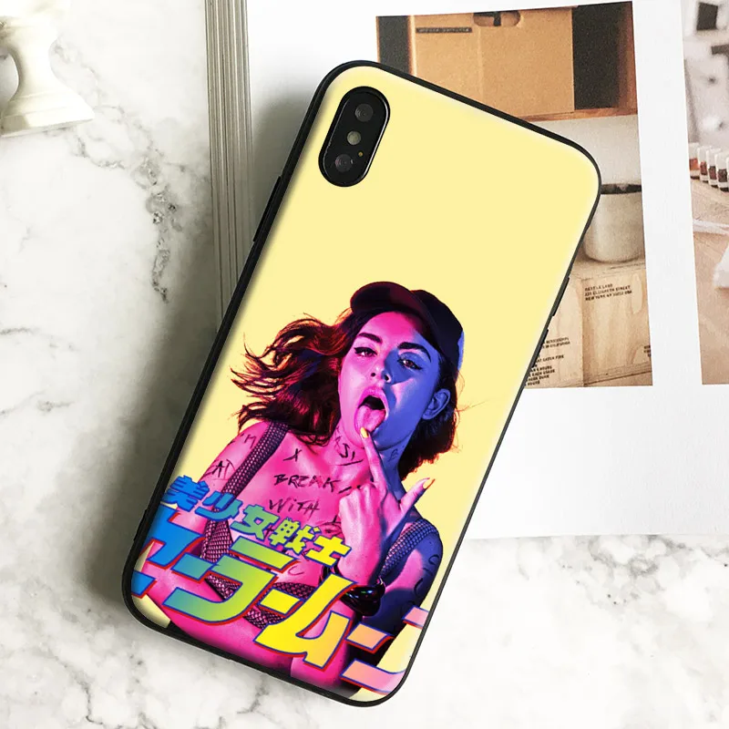 

CHARLI XCX Fashion Pattern Lovely Soft Silicone Phone Case Cover Shell For Apple iPhone 5 5s Se 6 6s 7 8 Plus X XR XS MAX
