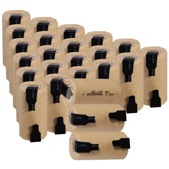 

24 pcs SC 2200mah 1.2v battery NICD batteries for electric screwdriver electric drill power tool battery for emergency light