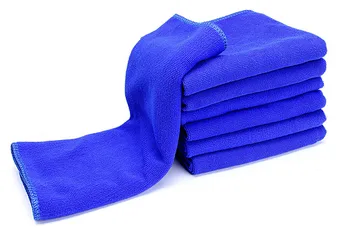 

Hot sale 2PCS 30*70 CM Soft Car Wipe Cloth Wash Cleaner Cleaning Towel Washing Towel Micro Fibre blue