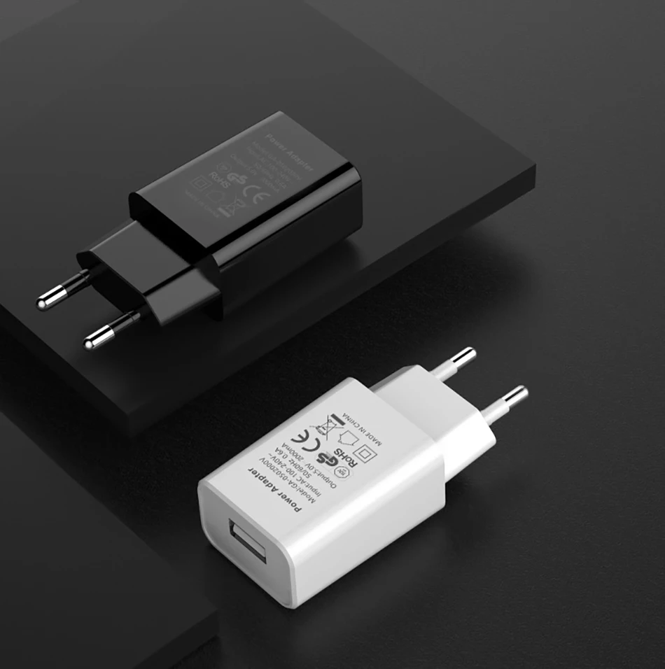 !ACCEZZ USB Charger 5V 1A Adapter For iphone 7 8 XS EU Plug Mobile Phone Wall Travel Charger Universal For Samsung S8 S9 Xiaomi (8)