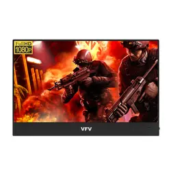 15,6 дюймов 1920x1080 портативный ЖК-монитор для ПК HDMI PS3 PS4 Xbo x360 1080 P ips lcd со светодиодным дисплеем для Raspberry Pi