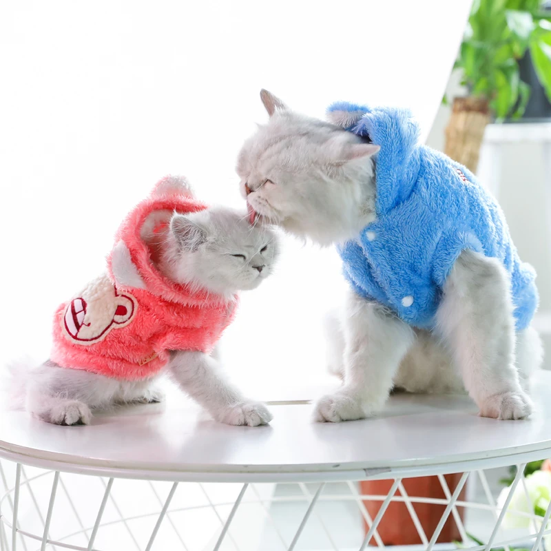 

Pet cat clothes puppets Garfield kitten English short funny wacky garment small
