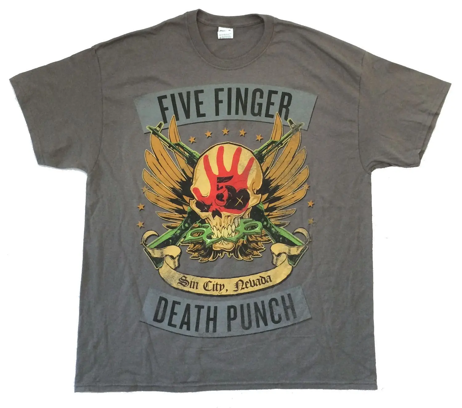 Maglietta da uomo Five Finger Death Punch - Warhead - NERO - ROCK OFF - FFDPTS0404MB