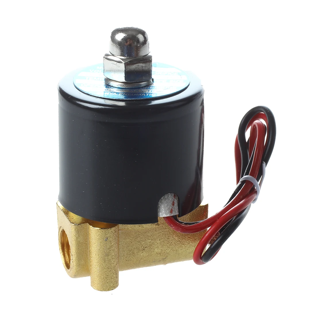 

High Quality DC 12V 1/4 Inch Electric Solenoid Valve for Air Water / Replacement Brass Valve for Use with Pipelines in Water,