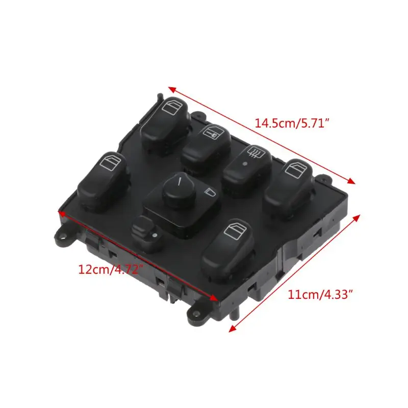 Car Window Master Console Control Switch Panel For Mercedes-Benz W163 ML320 ML430 Power Master Window Control Switch Car Window Master Console Control Switch Panel For Mercedes-Benz W163 ML320 ML430 Power Master Window Control Switch