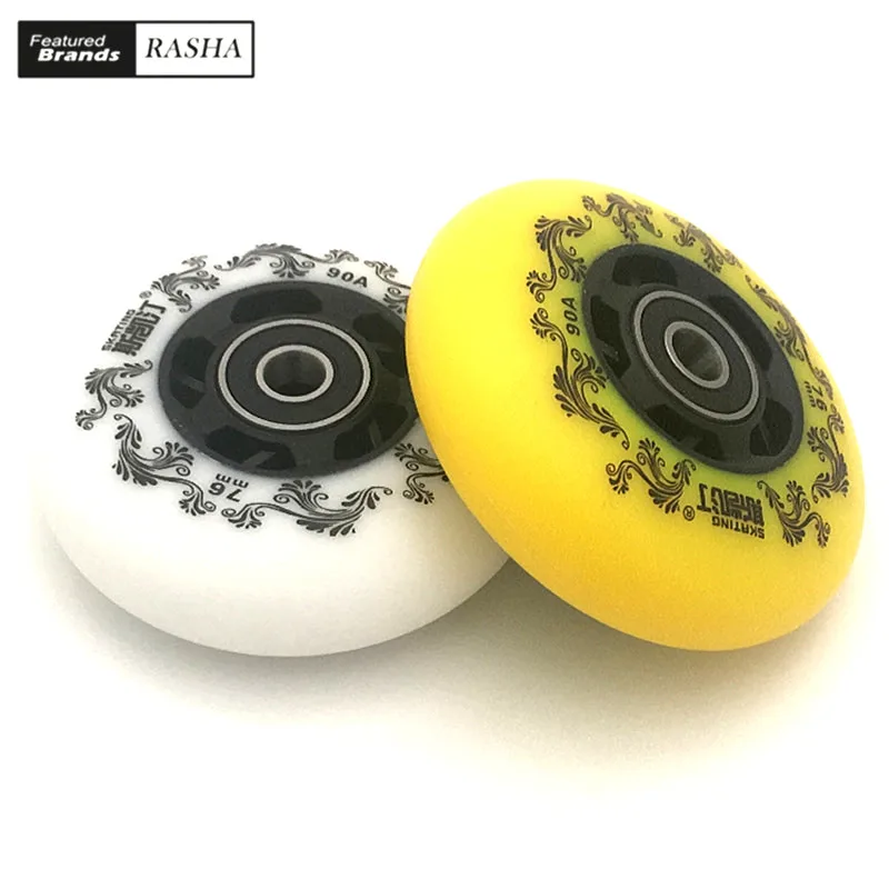 skating 90A inline roller skating wheels 76mm 80mm roller Skates Wheels
