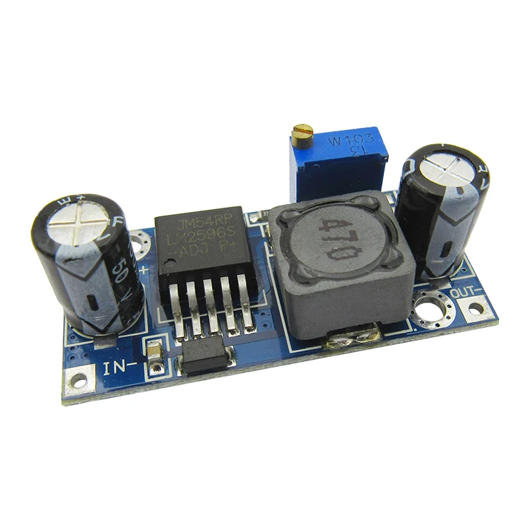 

LM2596S-ADJ power module DC-DC buck 5V/12V/24V adjustable voltage regulator power supply 3A