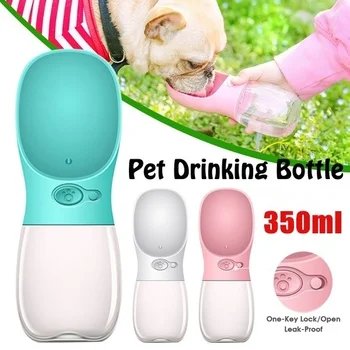 

350ML Pet Dog Water Bottle Travel Puppy Cat Drink Bowl Outside Water Dispenser