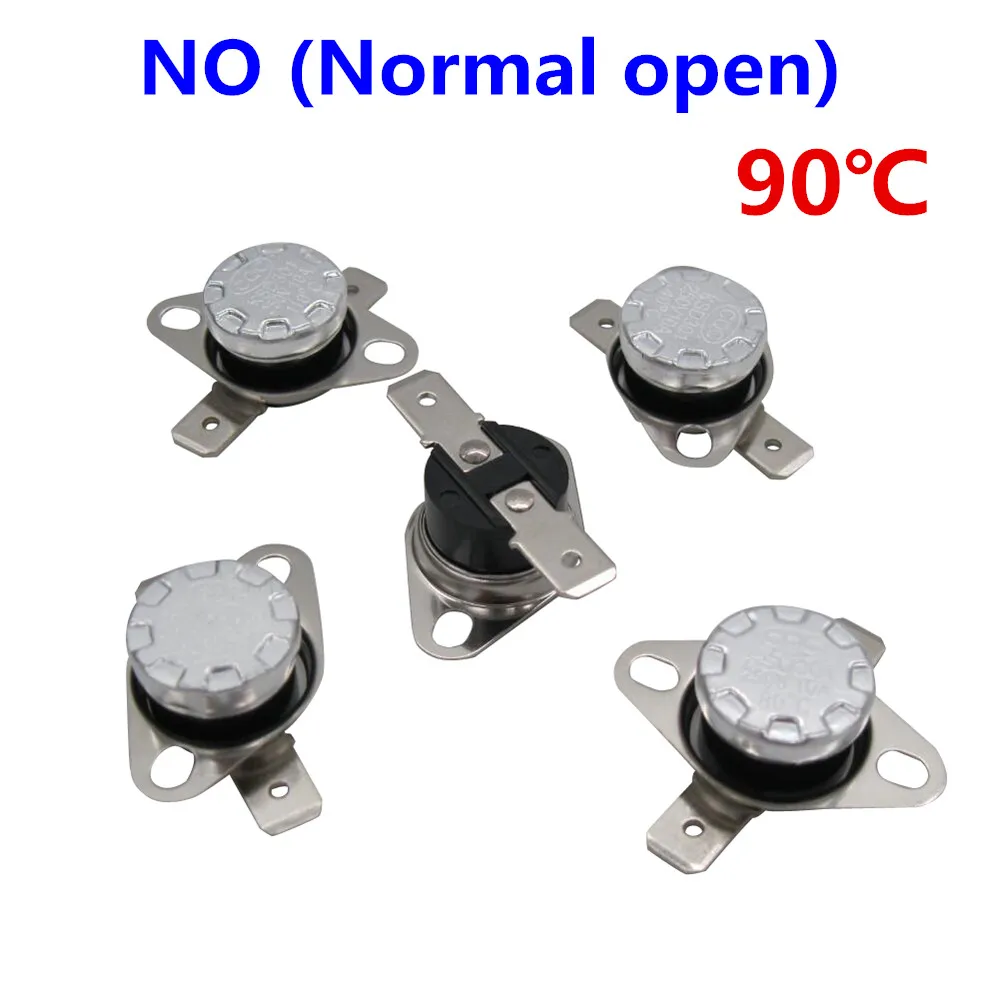 10pcs/lot KSD301 10A250V 90 Degree Celsius (N.O.) Normally ...