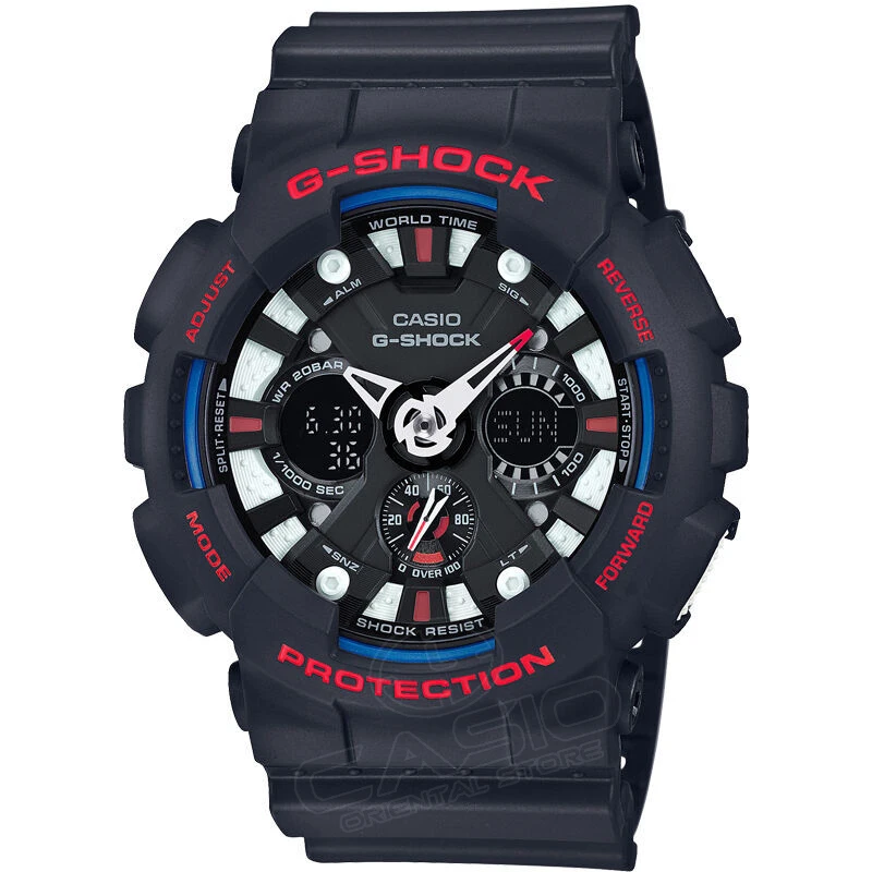 g shock dual time display