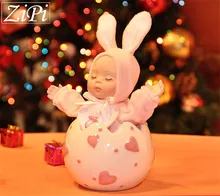 New Home Decoration Shaking his head doll music box gift birthday gift wedding gift commemorative gift