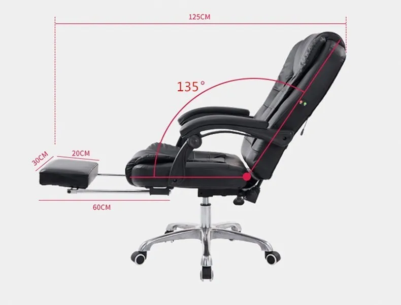 ЕС Бесплатная доставка, чтобы работать в массаж в офисе босс поворотный стул может сложить стопу электрической игры silla gamer poltrona комфорт