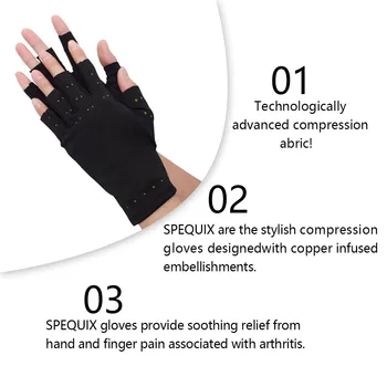 

2017 2Pcs/Pair New Hands Arthritis Gloves Therapeutic Compression Men Woman Circulation Grip Brace Belt