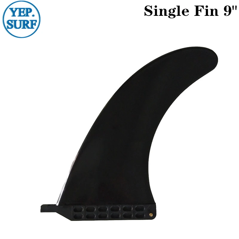 Plastic Fins 9.0 inch Surfboard Single Fin Paddle Board Fins Longboard Center Fin 9