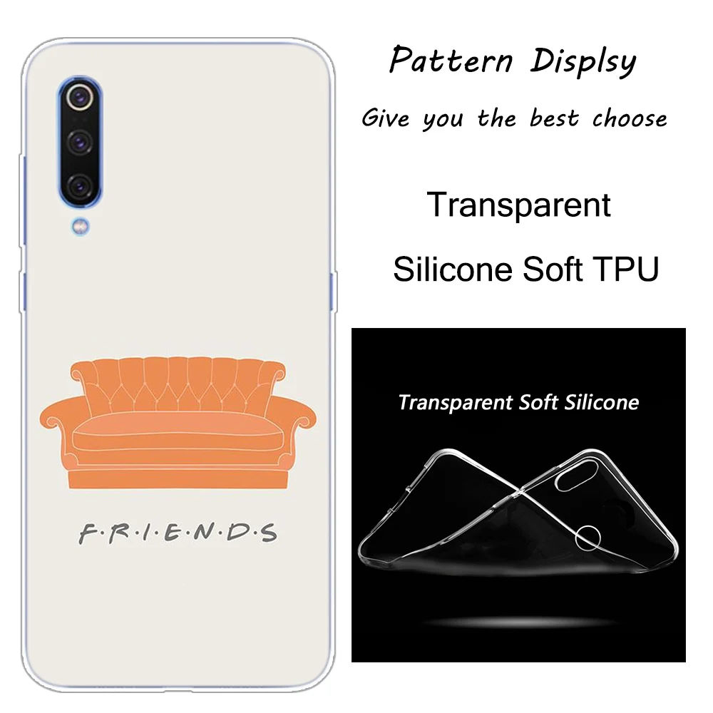 Друзей вместе силиконовый чехол для Xiaomi Pocophone F1 9T 9 9SE 8 A2 Lite A1 A2 Mix3 Redmi K20 7A Note 4 4X5 6 7 Pro S2 крышка