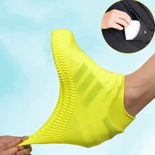 Wodoodporny pokrowiec na buty materiał silikonowy Unisex buty ochraniacze kalosze na kryty odkryty deszczowe dni